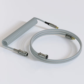 ACGAM CP01 Light Gray USB-C Coiled Aviator Cable