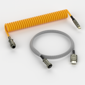 ACGAM CP01 Yellow USB-C Coiled Aviator Cable
