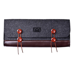 ACGAM Keyboard Carry Case Felted Bag Flip Cover General Button