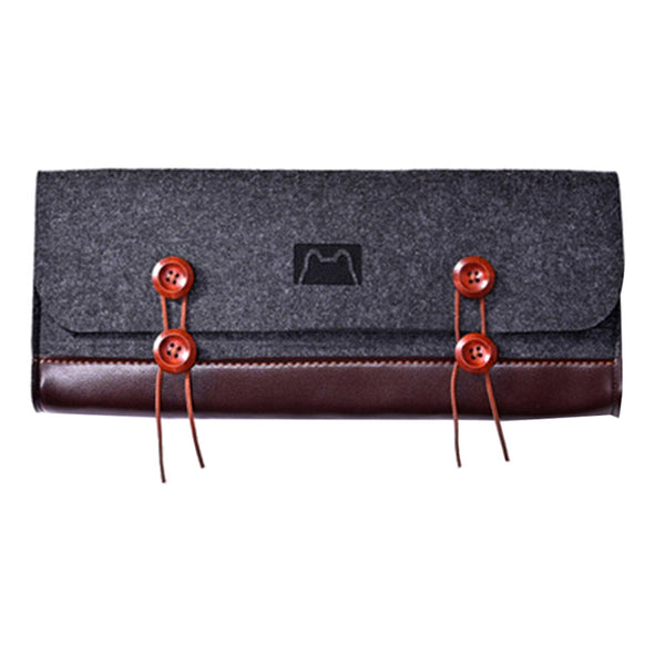 ACGAM Keyboard Carry Case Felted Bag Flip Cover General Button