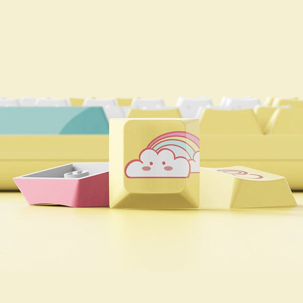 ACGAM Macaron Cherry Profile PBT Keycap Set 132 Keys