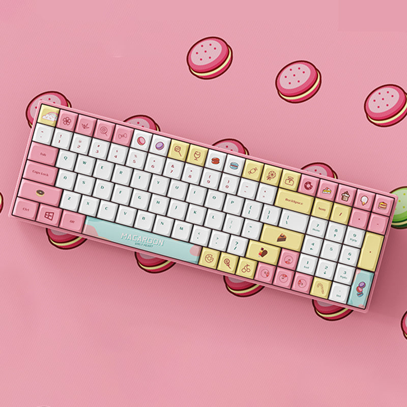 ACGAM Macaron Cherry Profile PBT Keycap Set 132 Keys