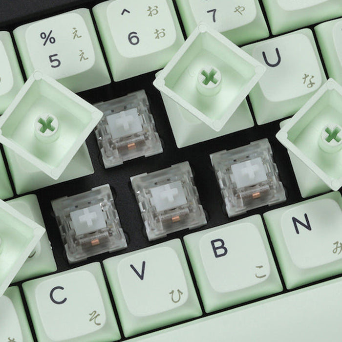 ACGAM Matcha Japanese Layout XDA Profile Keycap Set 124 Keys - WhatGeek