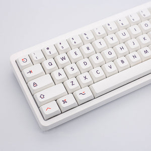 ACGAM Pink Indigo XDA Profile PBT Keycap Set 126 Keys