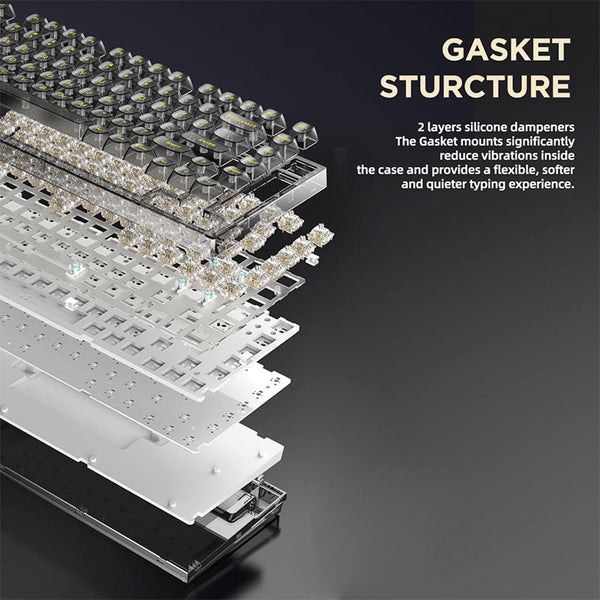 ACGAM Xinmeng X75 Transparent Wired Mechanical Keyboard