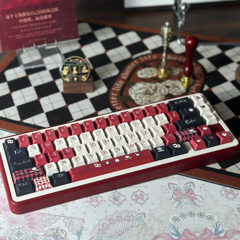 ACGAM Alice Retro Keycap Set Cherry Profile 142 Keys - WhatGeek