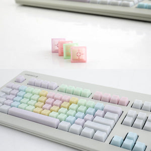 ACGAM Jelly Rainbow POM Keycap Set OEM Profile 109 Keys