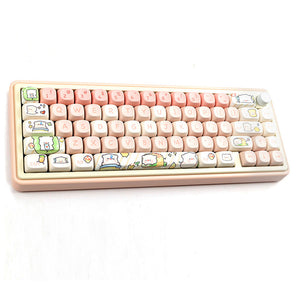ACGAM Pink Piggy PBT Keycap Set MOA Profile 140 Keys