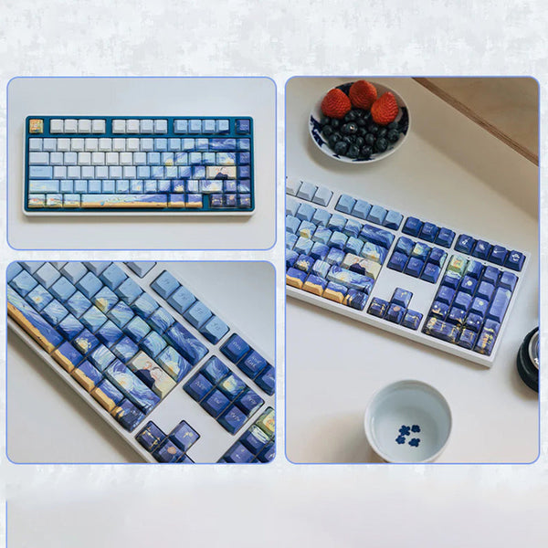 ACGAM Varmilo Van Gogh Cherry Profile Keycap Set 130 Keys