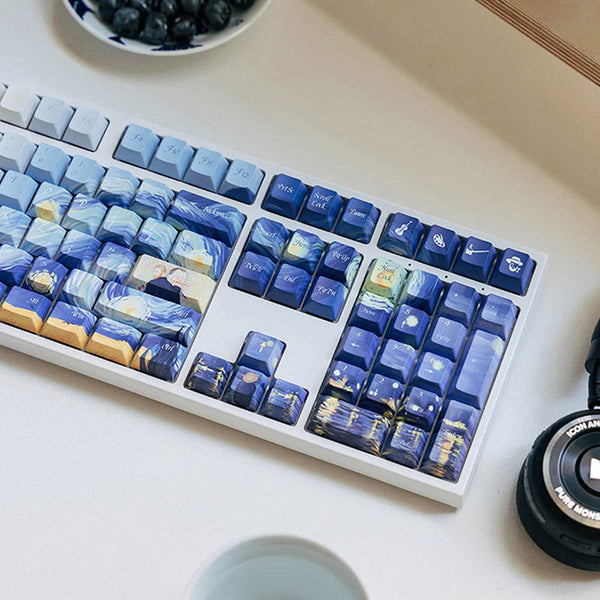 ACGAM Varmilo Van Gogh Cherry Profile Keycap Set 130 Keys