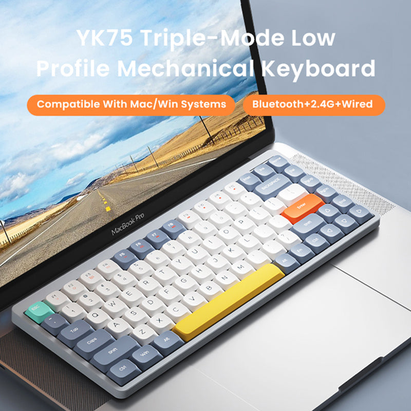 iBlancod YK75 Low Profile Wireless Mechanical Keyboard