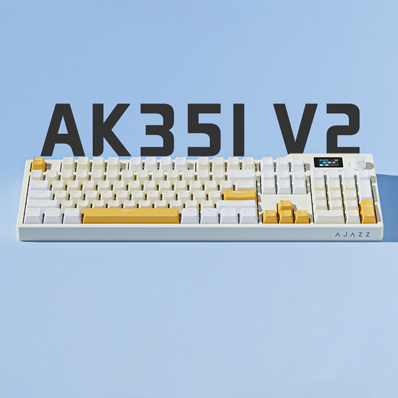 Ajazz AK35I V2 Wireless Mechanical Keyboard With TFT Screen