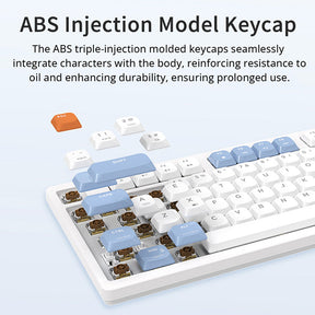 Ajazz AKP815 Function Screen Low Profile Wired Mechanical Keyboard