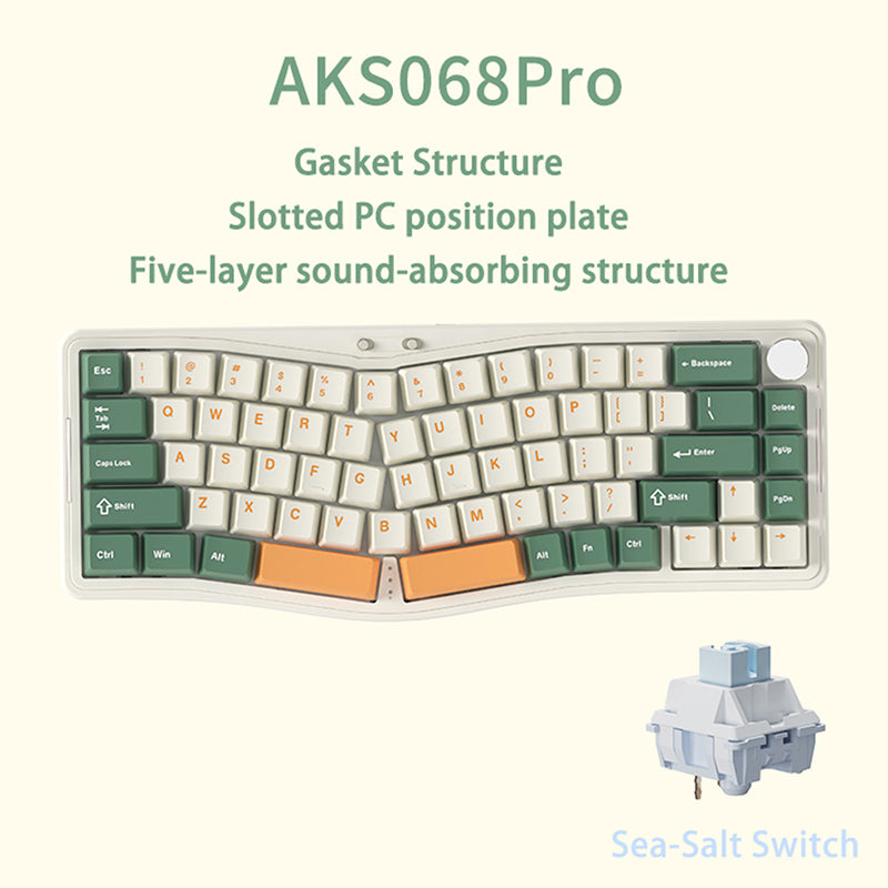 Ajazz AKS068 Pro Alice Wireless Mechanical Keyboard