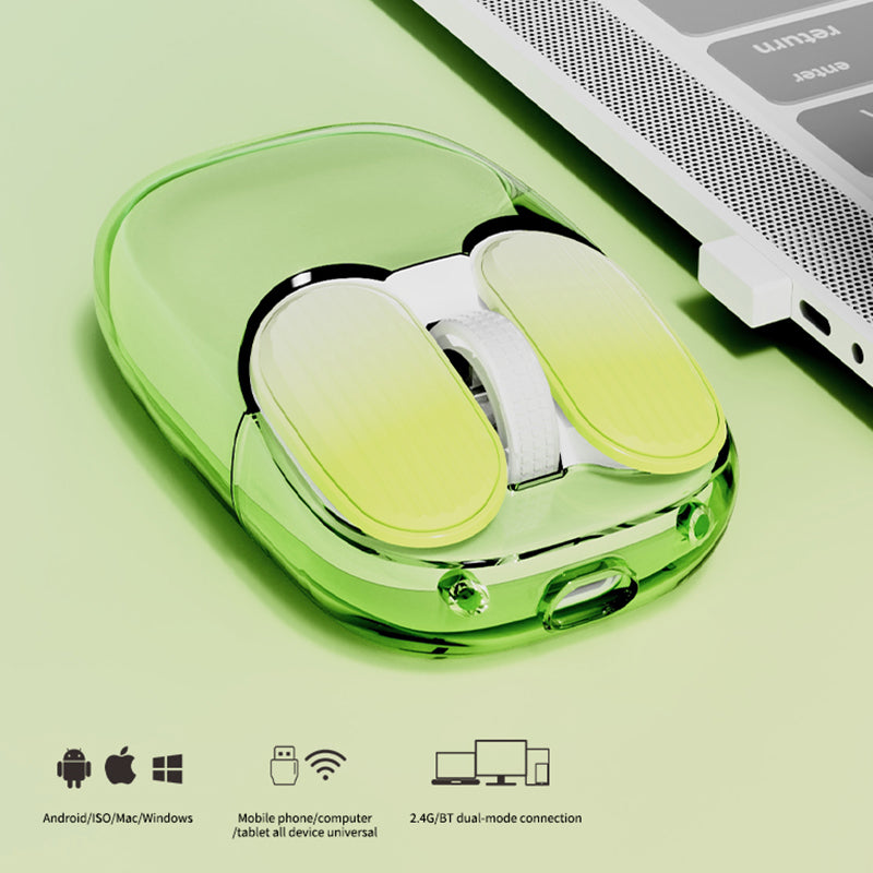 Ajazz I069 Transparent RGB Wireless Mouse