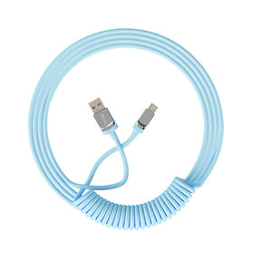 Akko Coiled Cable Blue