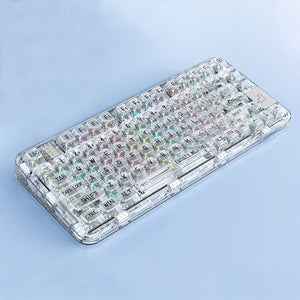 CoolKiller CK75 Triple Mode Transparent Mechanical Keyboard