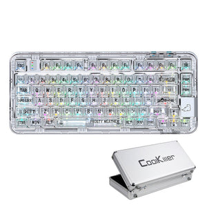 CoolKiller CK75 Triple Mode Transparent Mechanical Keyboard