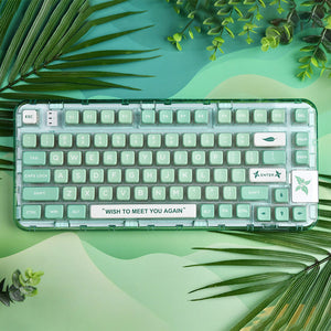 CoolKiller CK75 Triple Mode Transparent Mechanical Keyboard