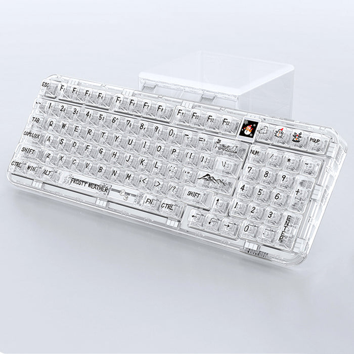 CoolKiller CK98 3-Mode Transparent Mechanical Keyboard - WhatGeek