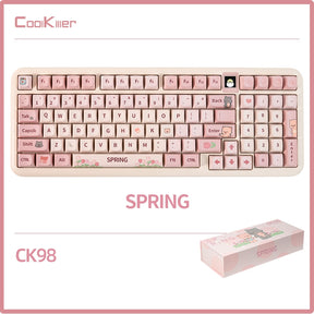 Coolkiller Spring Cute Wireless Mechanical Keyboard