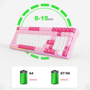 ACGAM 6096 Pink 96% Mechanical Keyboard