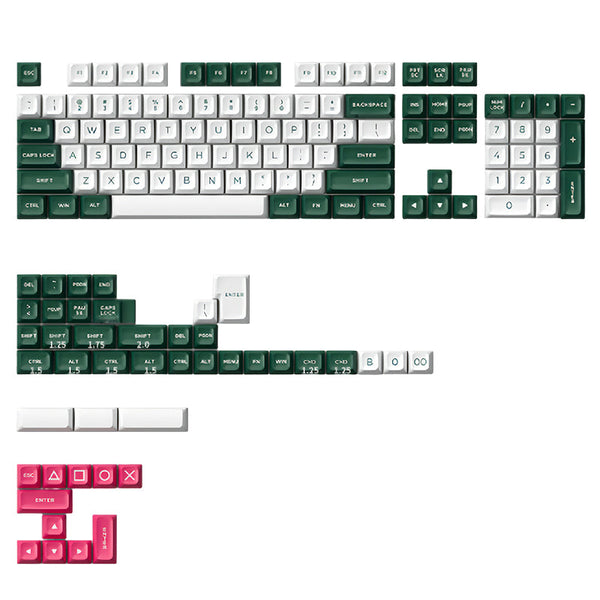 DAGK Double-Shot PBT Keycaps ASA Profile Keycap Set 148 Keys