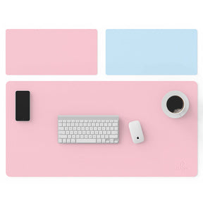 DAGK Leather Double Sided Desk Mat Large Mouse Pad