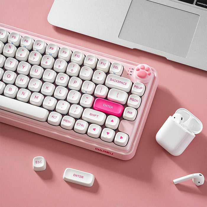 DAREU Z82 Sugar Cube Triple Mode Mechanical Keyboard - WhatGeek