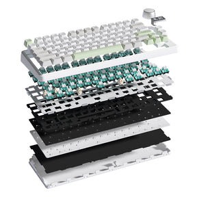 DUKHARO VN80 Pro 3-Mode Mechanical Keyboard with TFT Display
