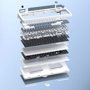 Dukharo FJ75 TFT Screen Wireless Mechanical Keyboard