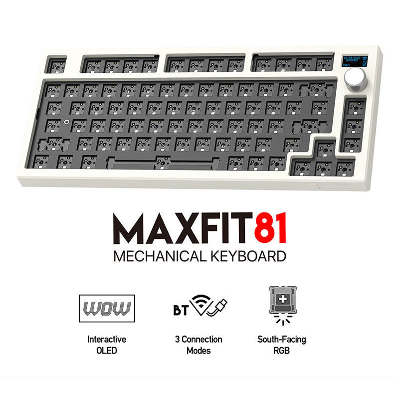 FANTECH MAXFIT81 MK910 Wireless Barebone DIY Kit With OLED Screen
