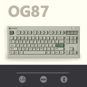 FL·ESPORTS OG87 Retro Wireless Mechanical Keyboard