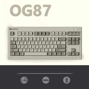 FL·ESPORTS OG87 Retro Wireless Mechanical Keyboard
