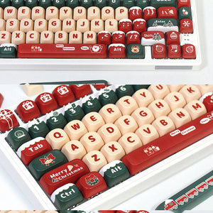 FL·ESPORTS Merry Christmas Keycap Set MOA Profile 130 Keys