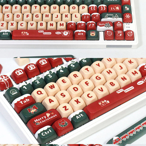 FL·ESPORTS Merry Christmas Keycap Set MOA Profile 130 Keys