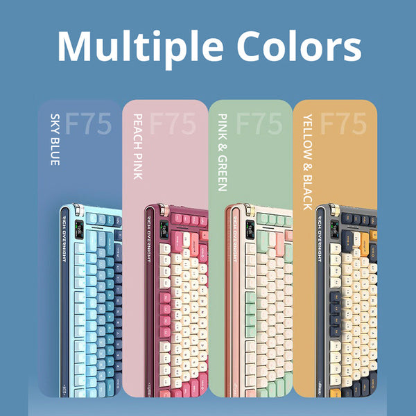 FOPATO F75 Wireless Mechanical Keyboard With TFT Screen