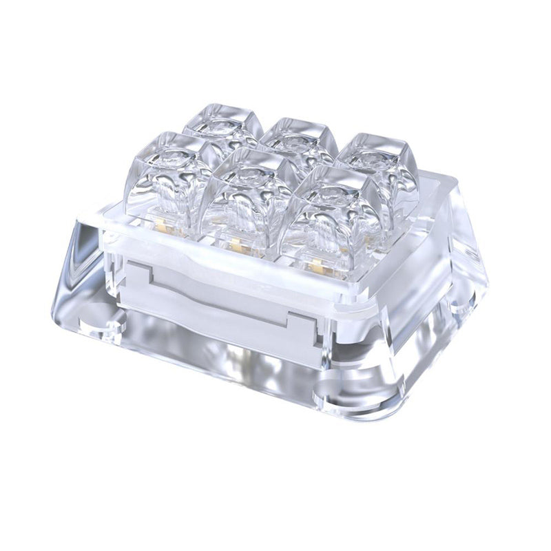 FirstBlood B6 Macro Keyboard Transparent Wirelss Macro Pad - WhatGeek