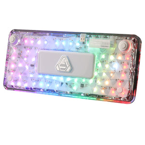 WhatGeek x FirstBlood B81 Crystal Transparent Wirelss Mechanical Keyboard