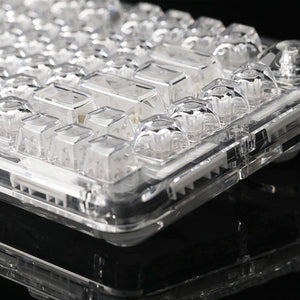 WhatGeek x FirstBlood B81 Crystal Transparent Wirelss Mechanical Keyboard