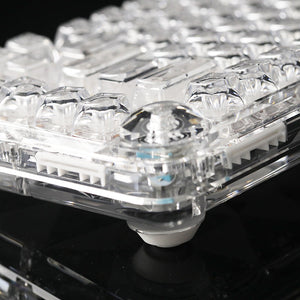 WhatGeek x FirstBlood B81 Crystal Transparent Wirelss Mechanical Keyboard