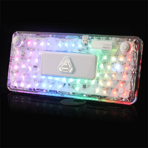 WhatGeek x FirstBlood B81 Crystal Transparent Wirelss Mechanical Keyboard