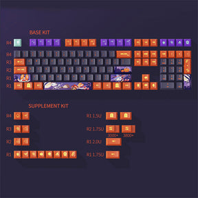 Happy Halloween Cherry Profile PBT Keycap Set 128 Keys