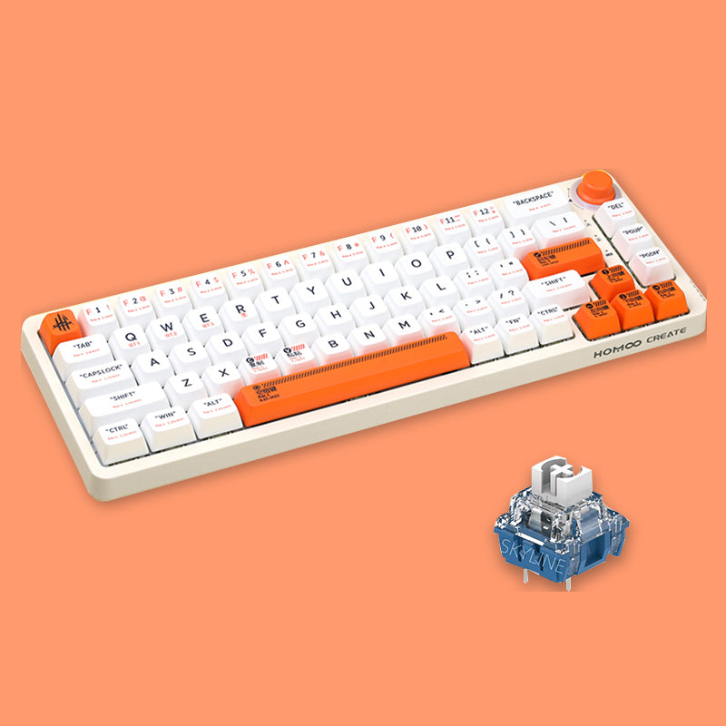Homoo KF068 3 Mode Mechanical Keyboard