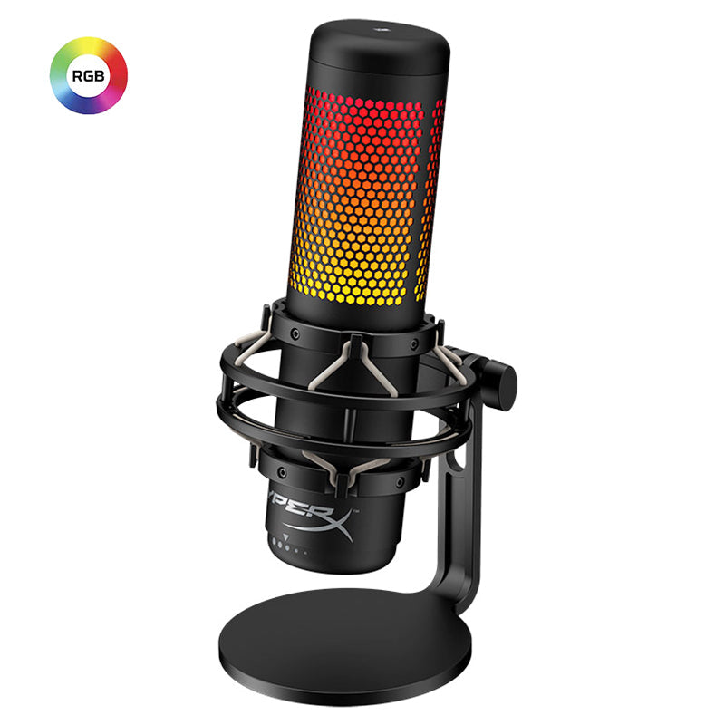 HyperX - QuadCast S USB Electret Condenser Microphone - WhatGeek