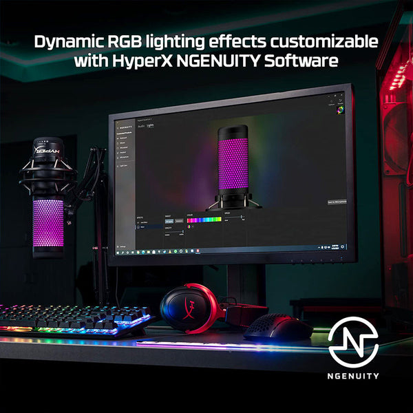 HyperX - QuadCast S USB Electret Condenser Microphone