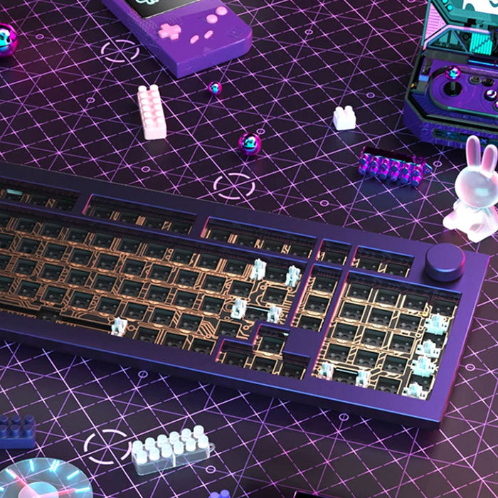 JAMESDONKEY RS2 Cyberpunk Aluiminum Wireless Mechanical Keyboard - WhatGeek