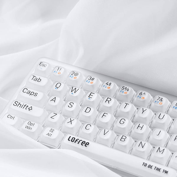 Lofree 1% Dual Mode Transparent Keyboard