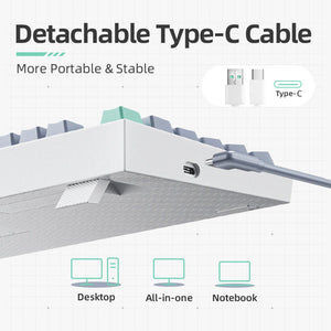 Machenike K500 Wired Mechanical Keyboard