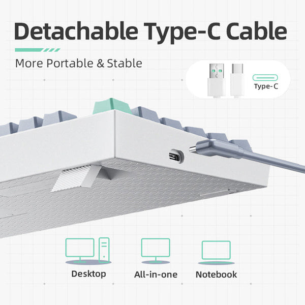 Machenike K500 Wired Mechanical Keyboard
